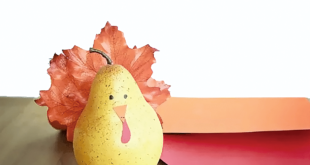 How to make DIY pear turkeys for Thanksgiving