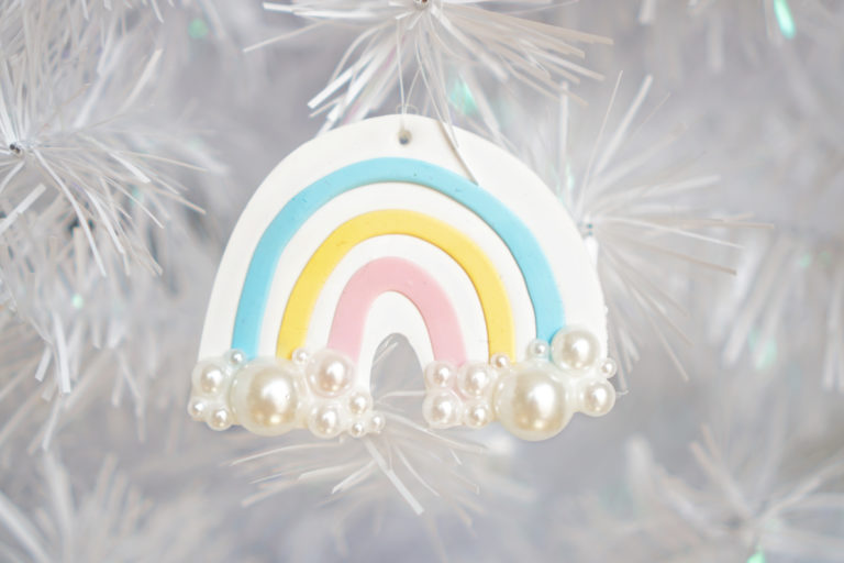 How to Make Clay Rainbow Ornaments