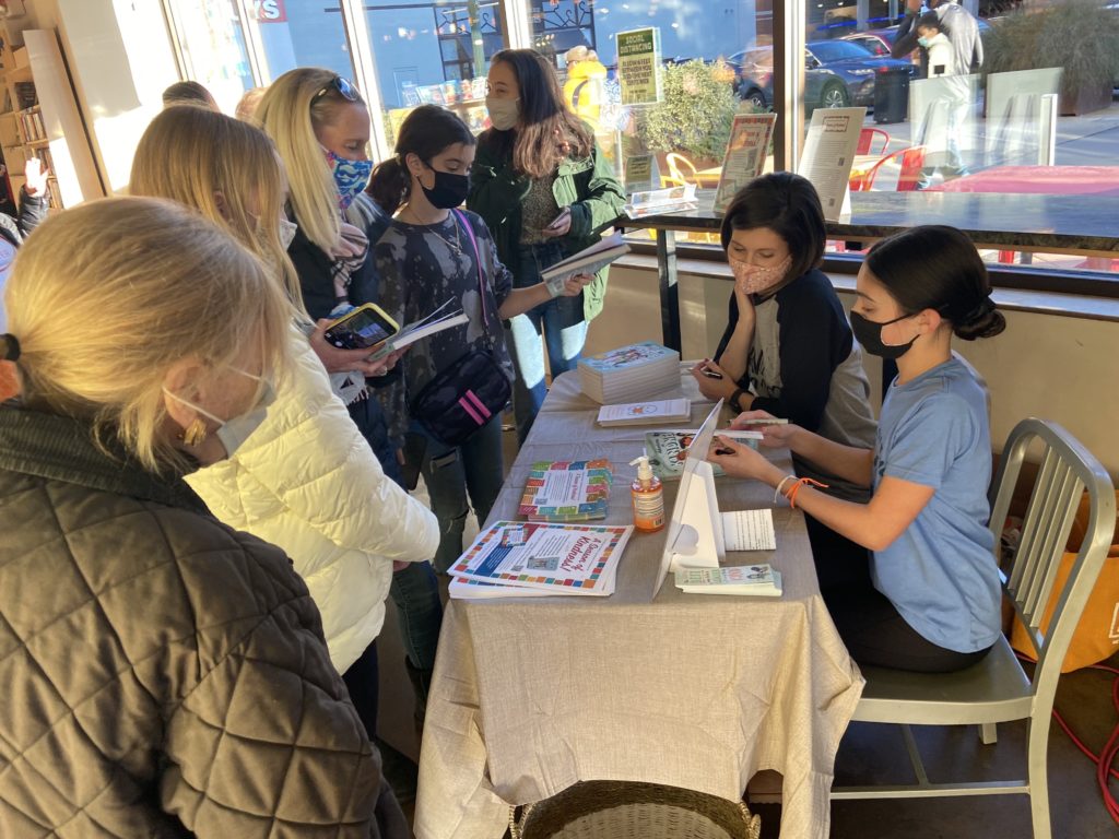 Book signing Adventures in Kindness second edition