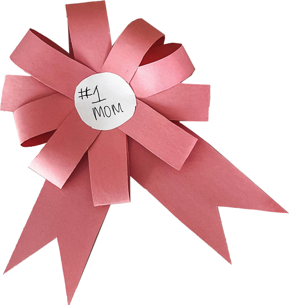 Mother's Day award ribbon craft
