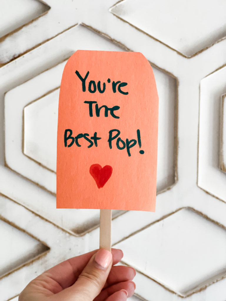 Your the Best 'Pop' craft Father's Day