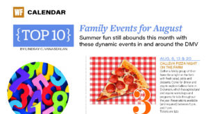 Washington Family Top 10 August calendar