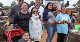 A family at a fall festival
