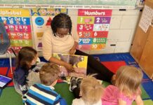 Education Resources for Youth with Disabilities An adult woman reading a book to four children