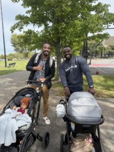 Members of the Daddy Stroller Social Club