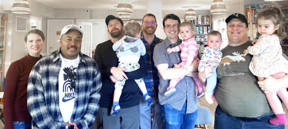 Members of Dads With Wisdom and their families