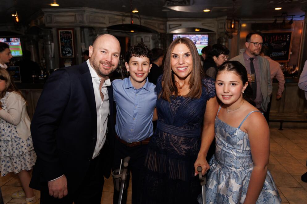 Sari Britz (second from right) and family