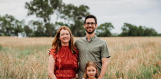 Matt Bruneel (right) and his family