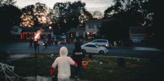 Kids trick or treating